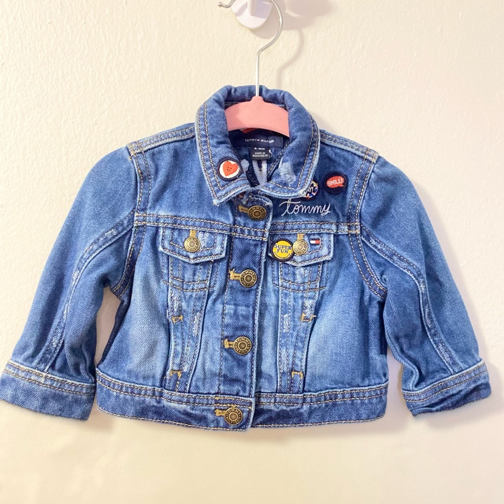 Tommy Hilfiger infant denim jacket. 6-9 months.